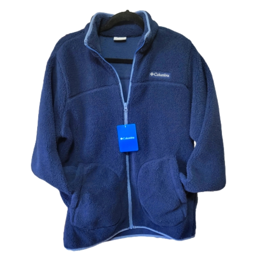 Columbia Rugged Ridge II Sherpa Full-Zip Fleece Jacket Men's Size Small